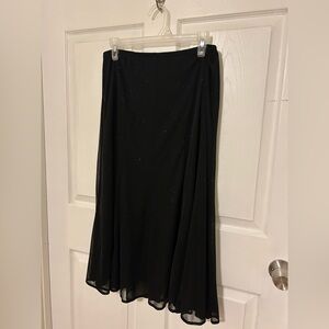 Dressbarn Black Maxi Skirt